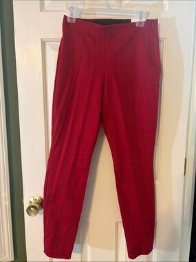 Old Navy Red Skinny Ponte Ankle Pants